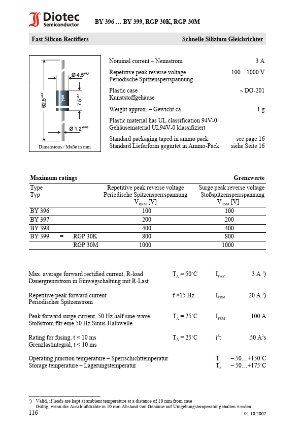 BY397 Diotec Semiconductor