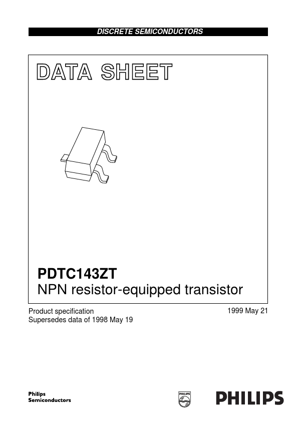 PDTC143ZT NXP