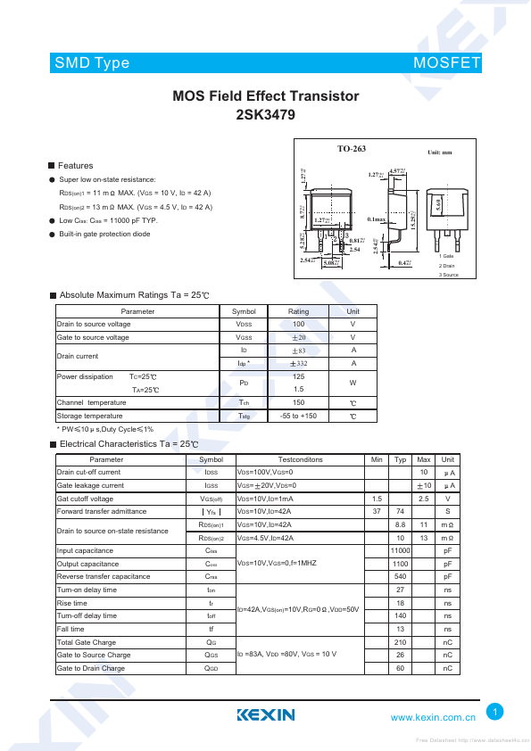 2SK3479 Kexin