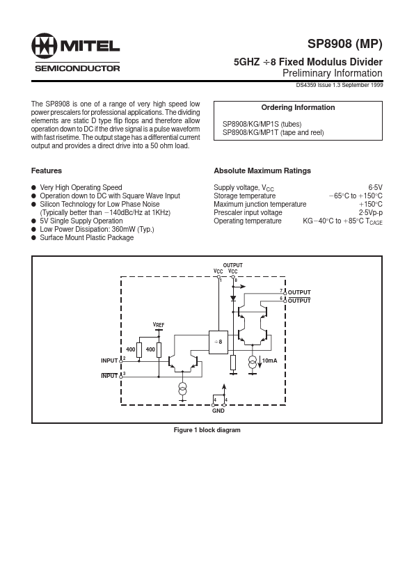 SP8908KGMP1T Mitel Networks