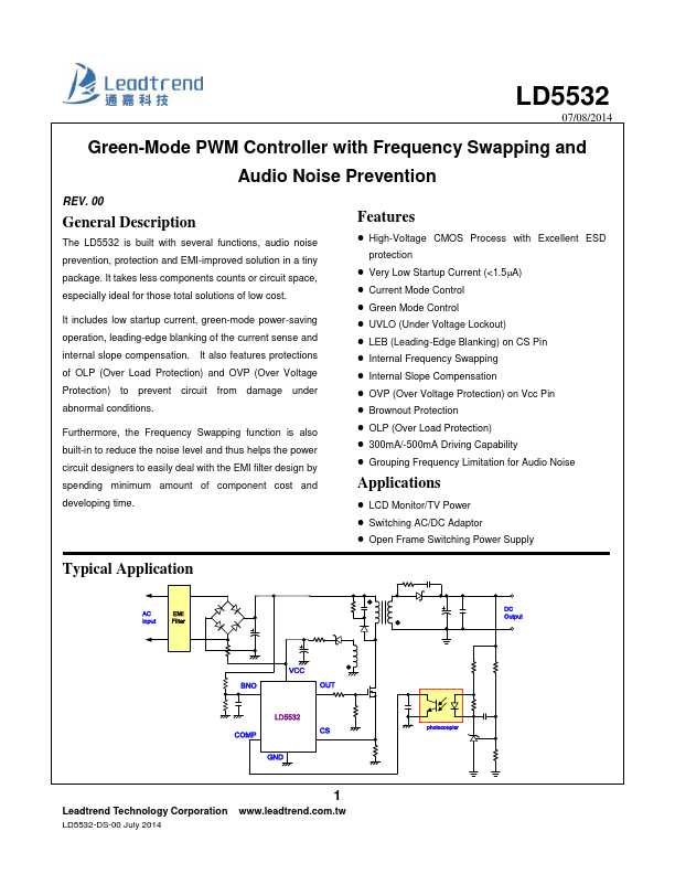 LD5532 Leadtrend Technology