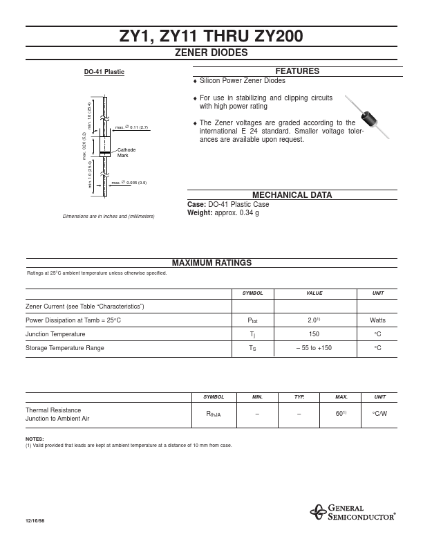 ZY82 General Semiconductor