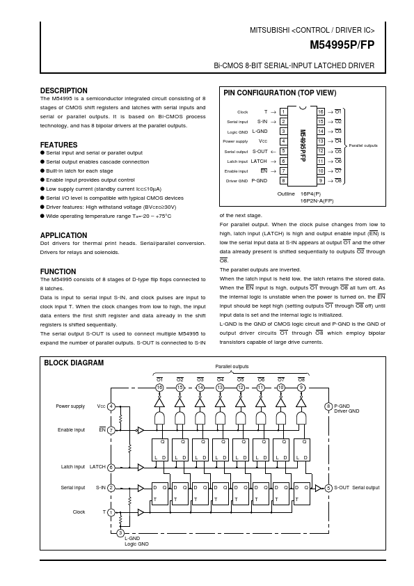 M54995FP Mitsubishi