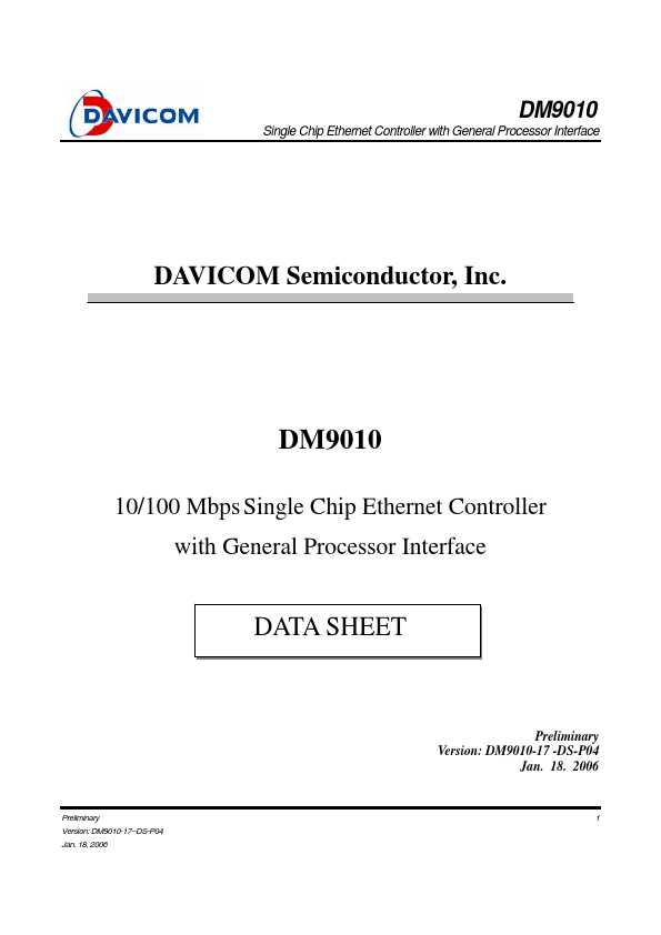 DM9010 DAVICOM