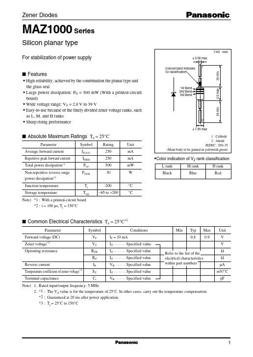 MAZ1150-M Panasonic