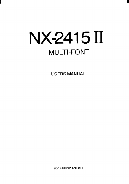 NX-2415II