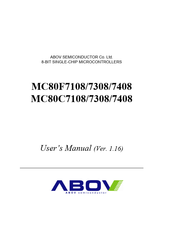 MC80F7108