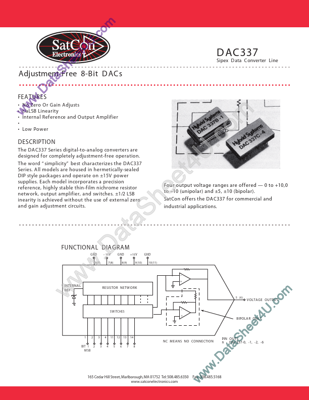 DAC337 Satcon Electronics
