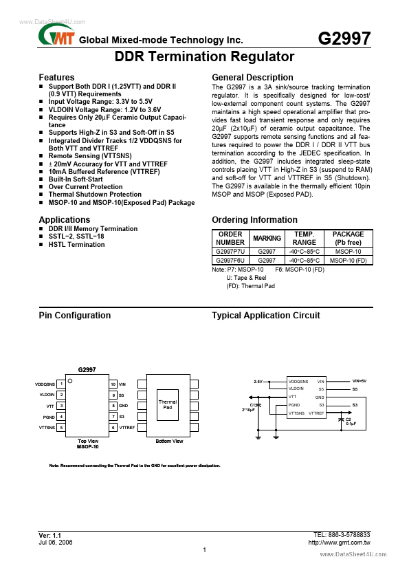 G2997 Global Mixed-mode Technology