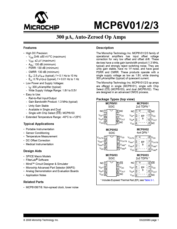 MCP6V02 Microchip