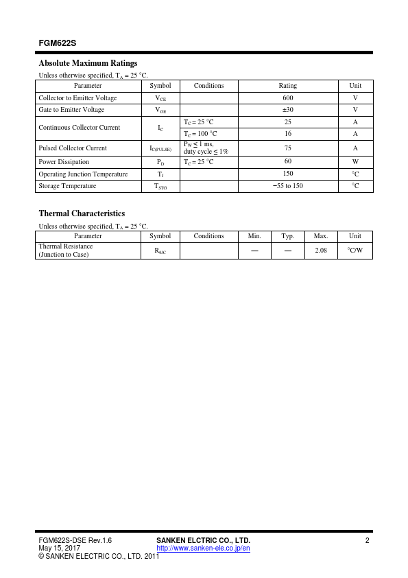 FGM622S