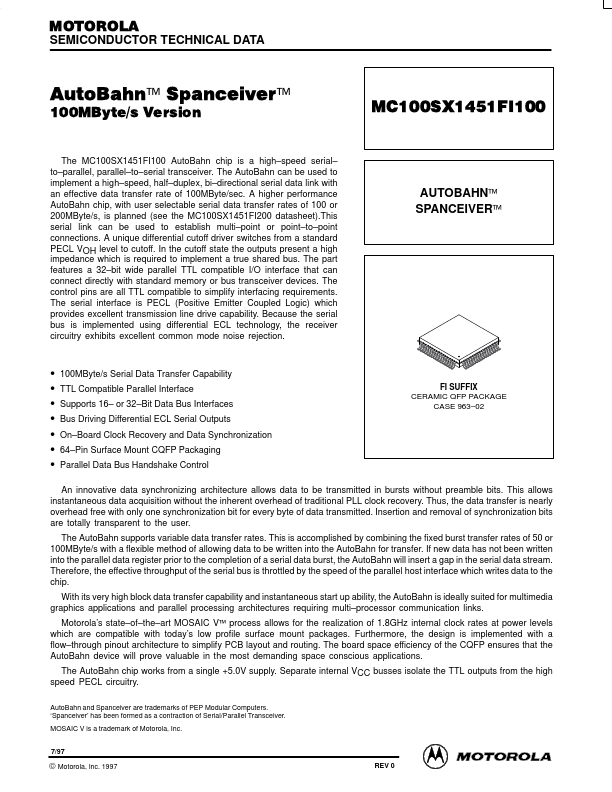 <?=MC100SX1451FI100?> डेटा पत्रक पीडीएफ