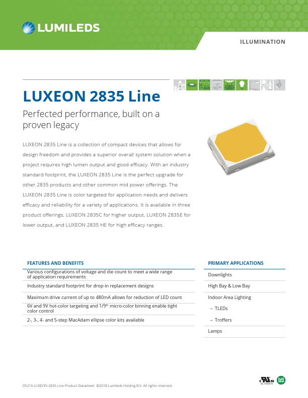 SMD2835 LUXEON
