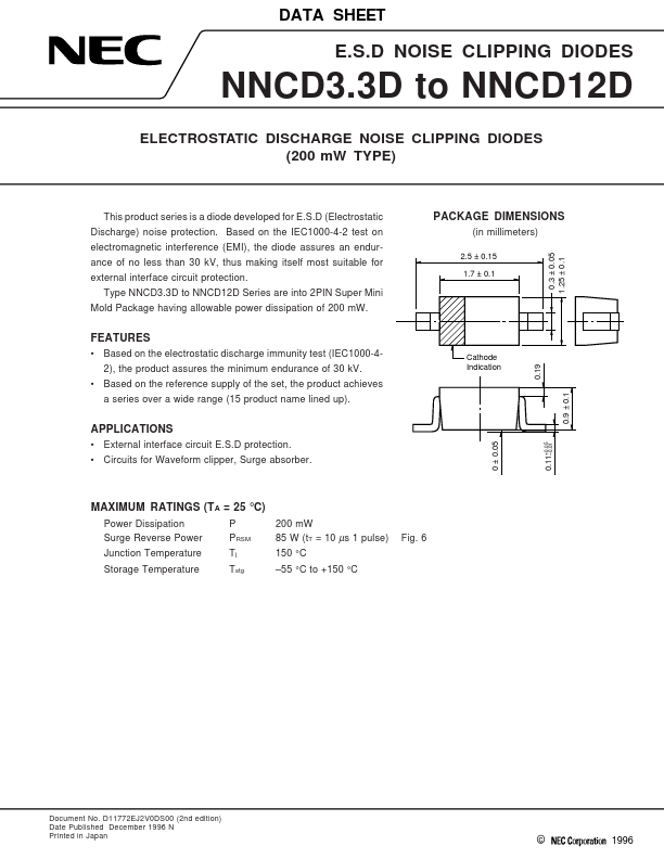 NNCD5.1D NEC