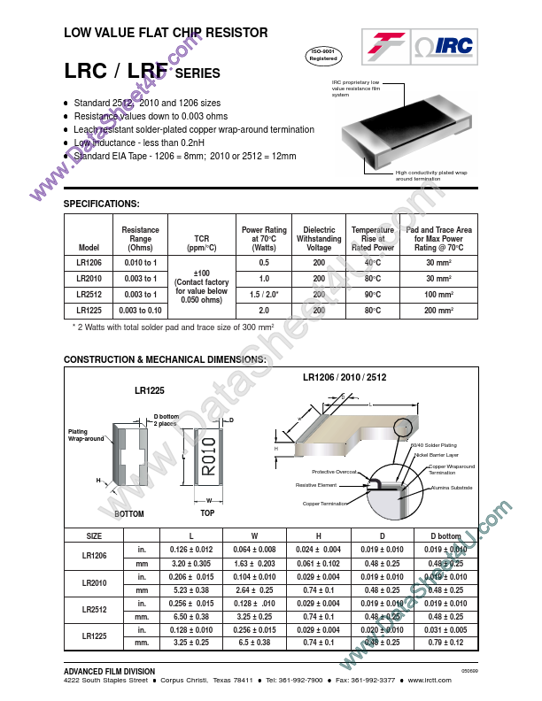 LRC-LR1225-xxxx