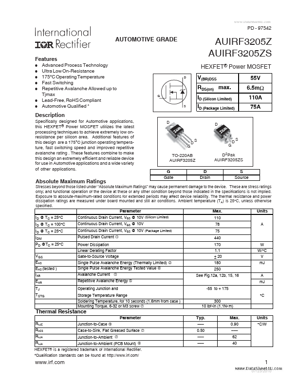 AUIRF3205Z