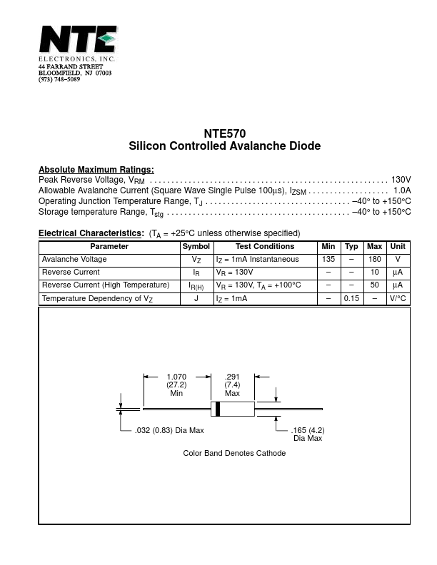 NTE570 NTE Electronics