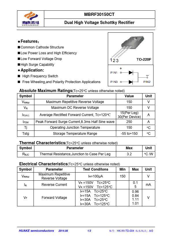 MBRF30150CT