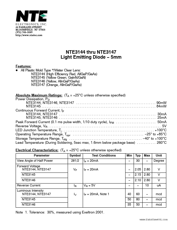 NTE3146 NTE Electronics