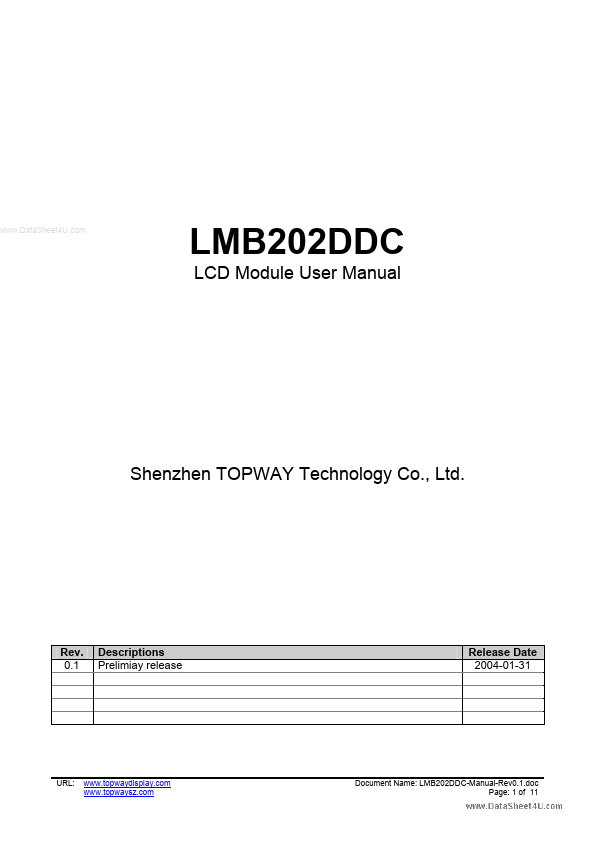 LMB202DDC Shenzhen