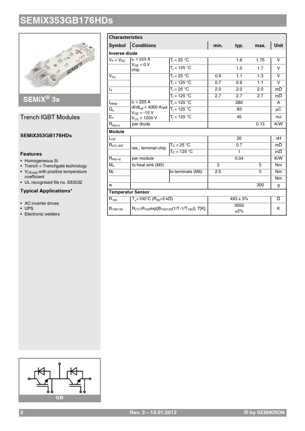 SEMIX353GB176HDS