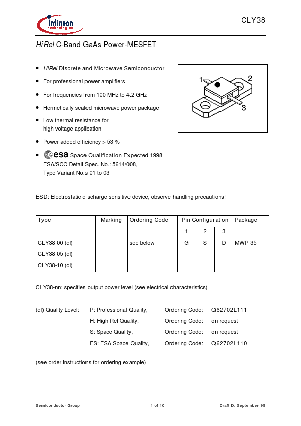 CLY38-05 Infineon Technologies AG