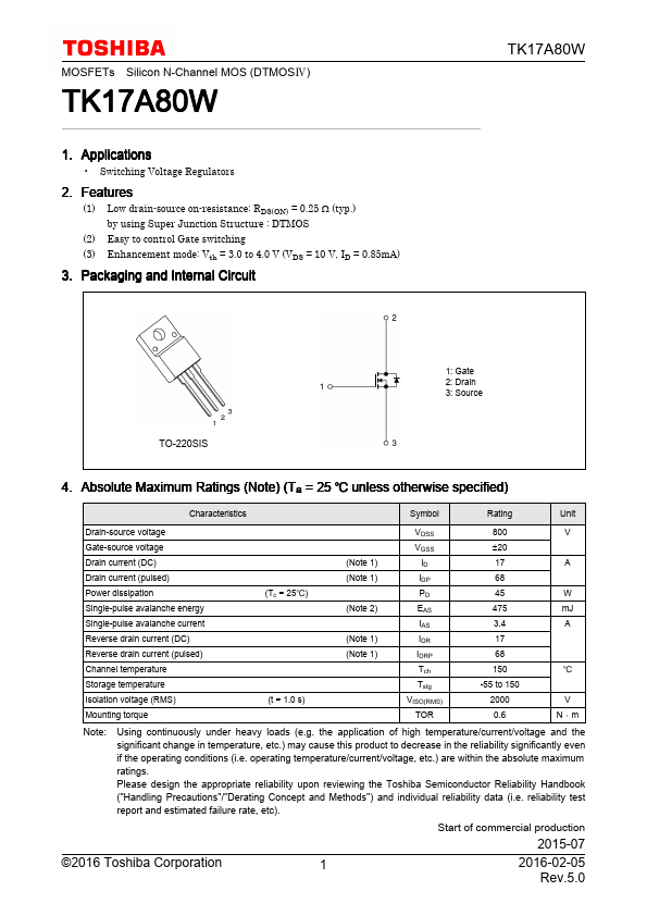 TK17A80W