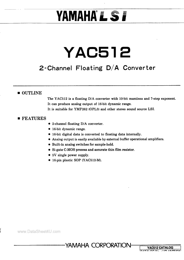 YAC512 Yamaha