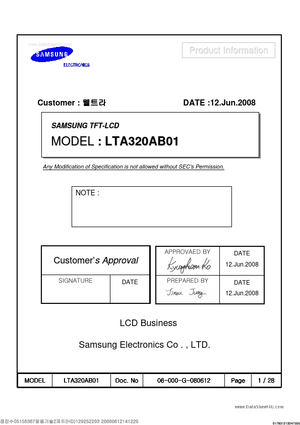 LTA320AB01 Samsung
