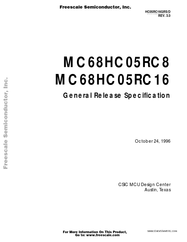 MC68HC05RC8