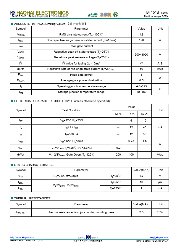 HBT151B-1000R