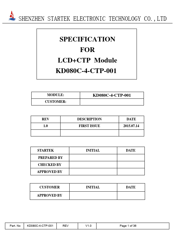 <?=KD080C-4-CTP-001?> डेटा पत्रक पीडीएफ