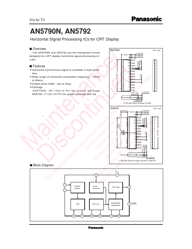 AN5792 Panasonic Semiconductor
