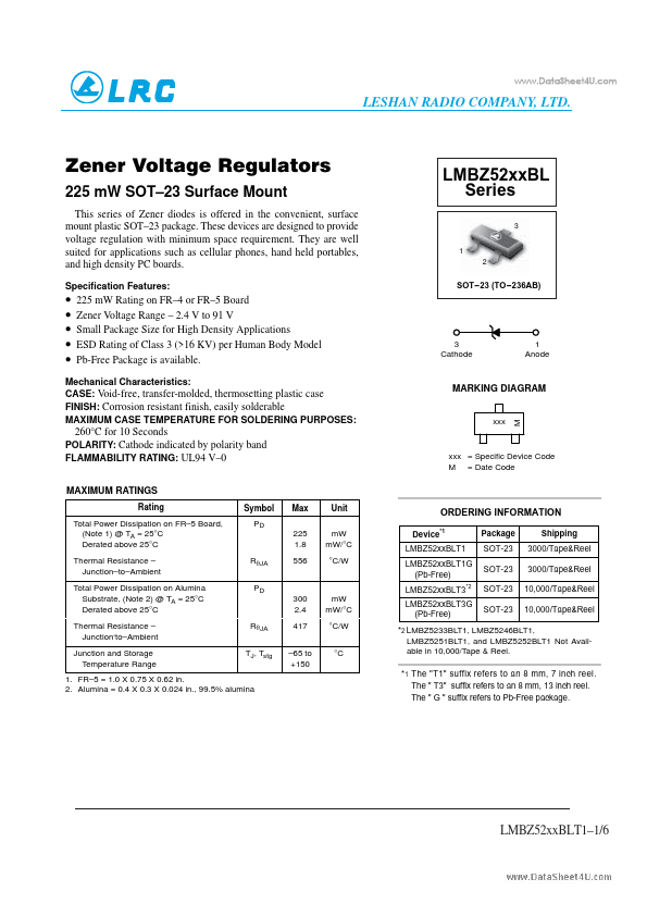<?=LMBZ5265BLT1?> डेटा पत्रक पीडीएफ