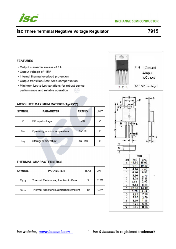 7915 Inchange Semiconductor