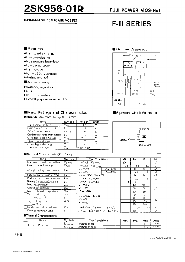 2SK956 Datasheet | Inchange Semiconductor - Datasheetspdf.com