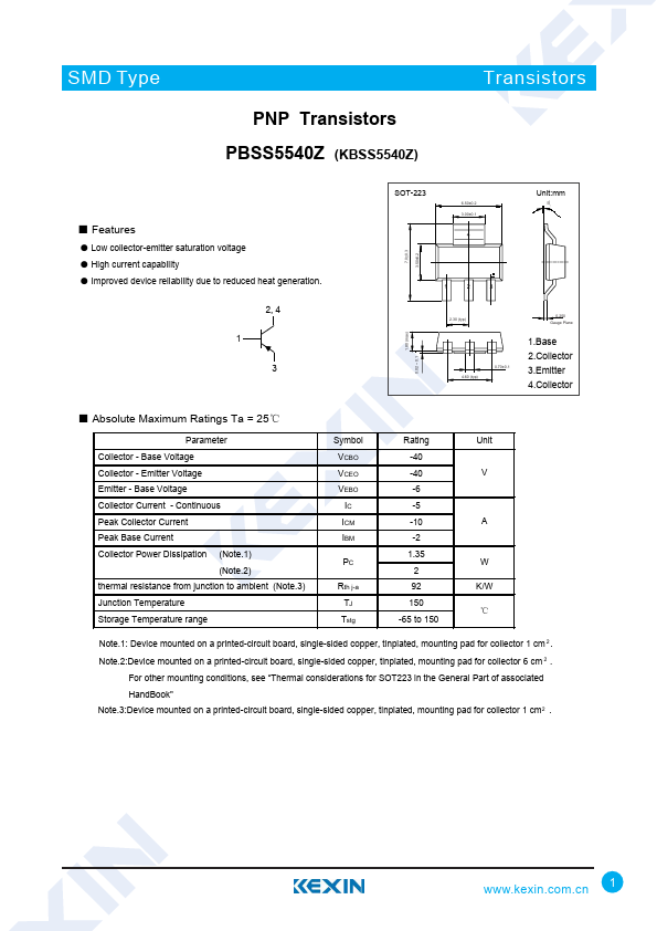 PBSS5540Z