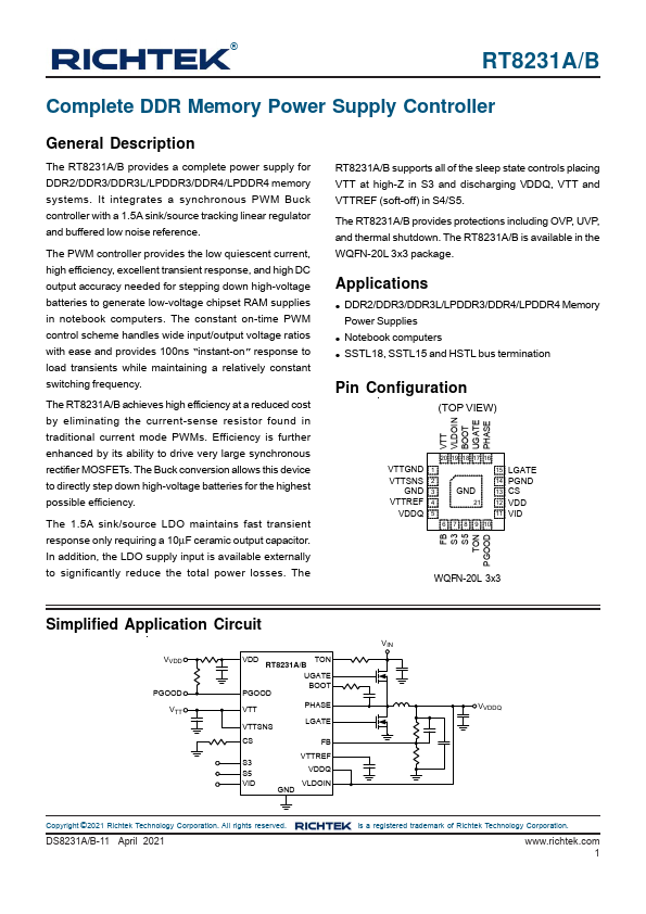 RT8231B