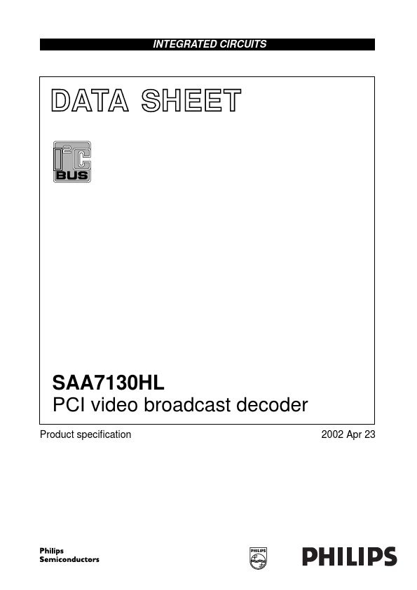 <?=SAA7130HL?> डेटा पत्रक पीडीएफ