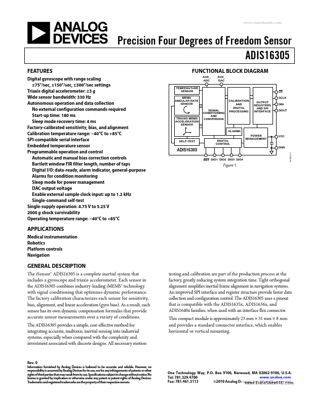 ADIS16305 Analog Devices