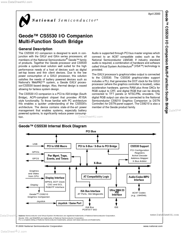 CS5530 National Semiconductor