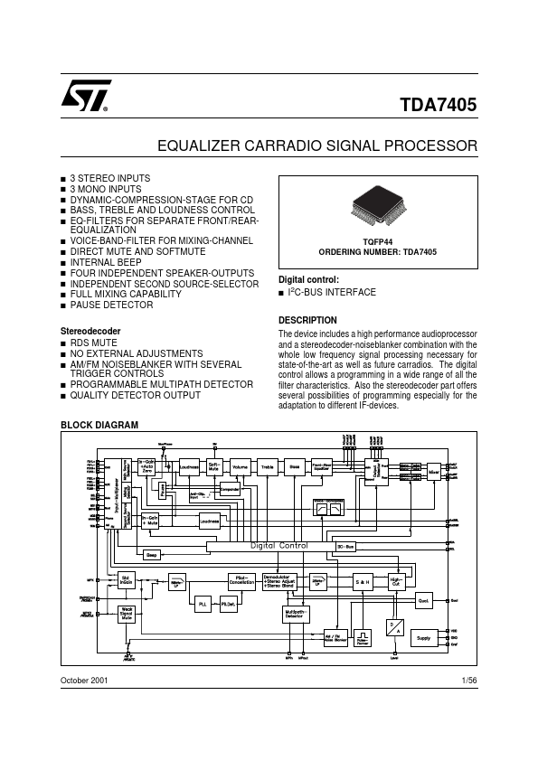 TDA7405 ST Microelectronics