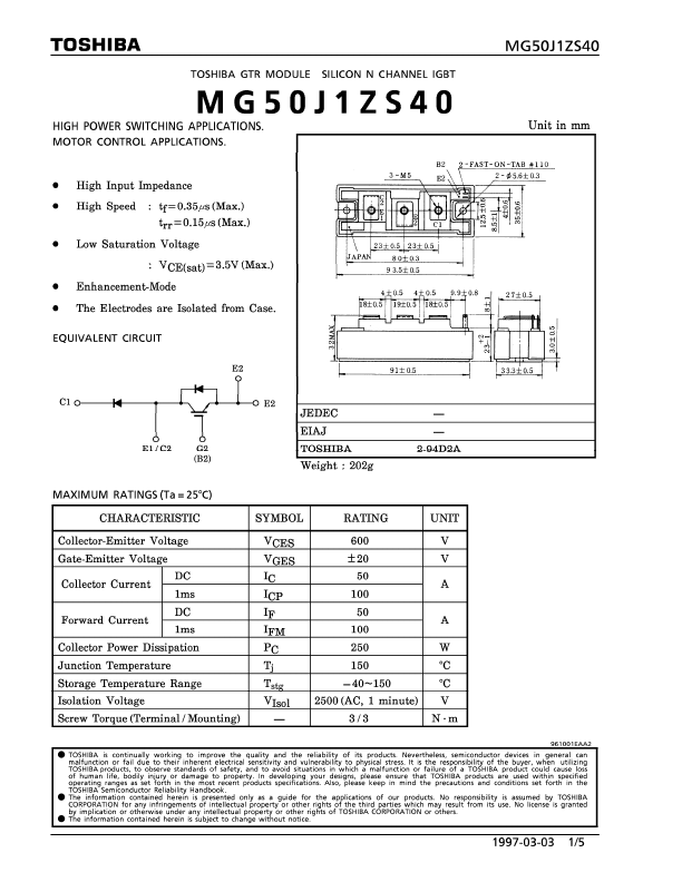 MG50J1ZS40