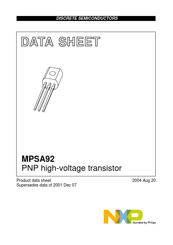 MPSA92 NXP