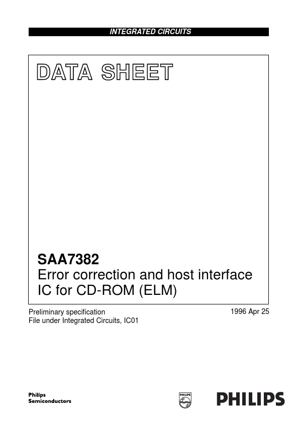 <?=SAA7382?> डेटा पत्रक पीडीएफ