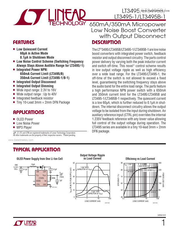 <?=LT3495?> डेटा पत्रक पीडीएफ