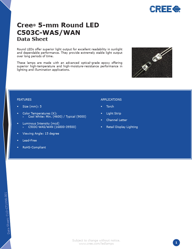 C503C-WAS CREE