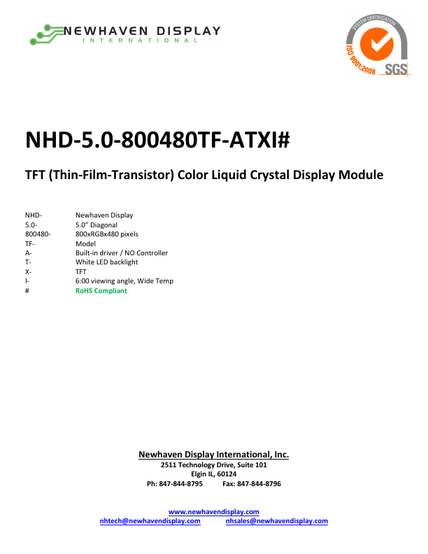 NHD-5.0-800480TF-ATXI
