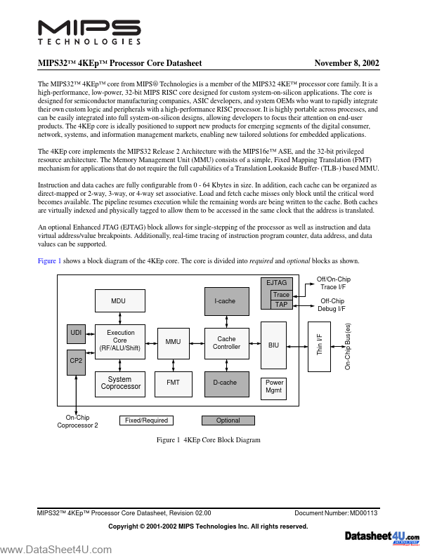 <?=MIPS324KEP?> डेटा पत्रक पीडीएफ