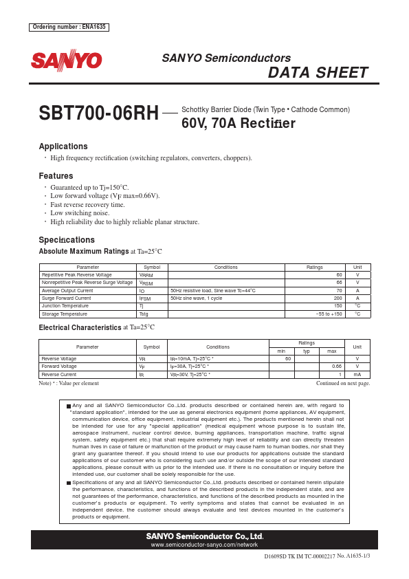 <?=SBT700-06RH?> डेटा पत्रक पीडीएफ